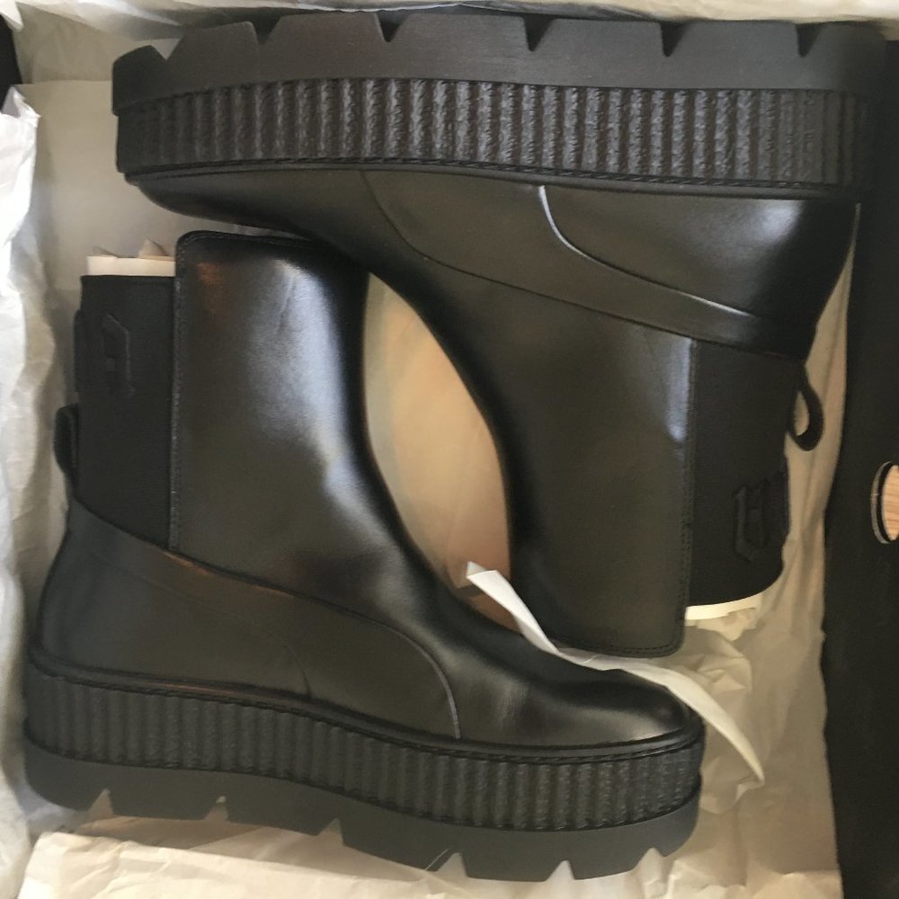 Puma Fenty by Rihanna Black Chunky Sneaker Boots